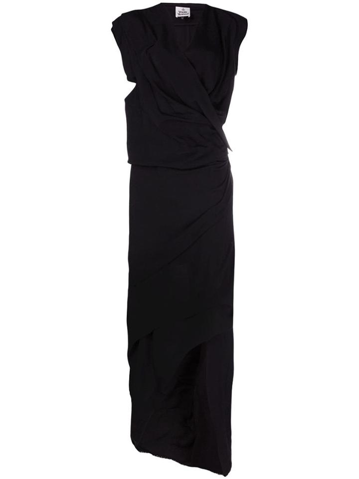 Vivienne Westwood Anglomania Asymmetric Dress - Black
