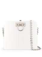 Salvatore Ferragamo Vintage Gancini Chain Shoulder Bag - Silver