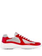 Prada Americas Cup Sneakers - Red