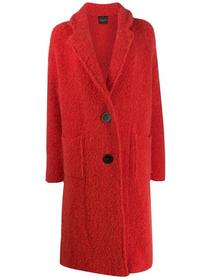 Roberto Collina Single Breasted Coat - Red