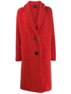 Roberto Collina Single Breasted Coat - Red