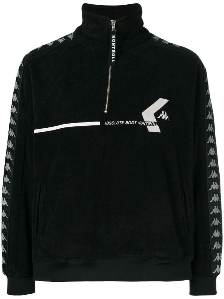 Kappa Kontroll Half-zip Logo Sweatshirt - Black