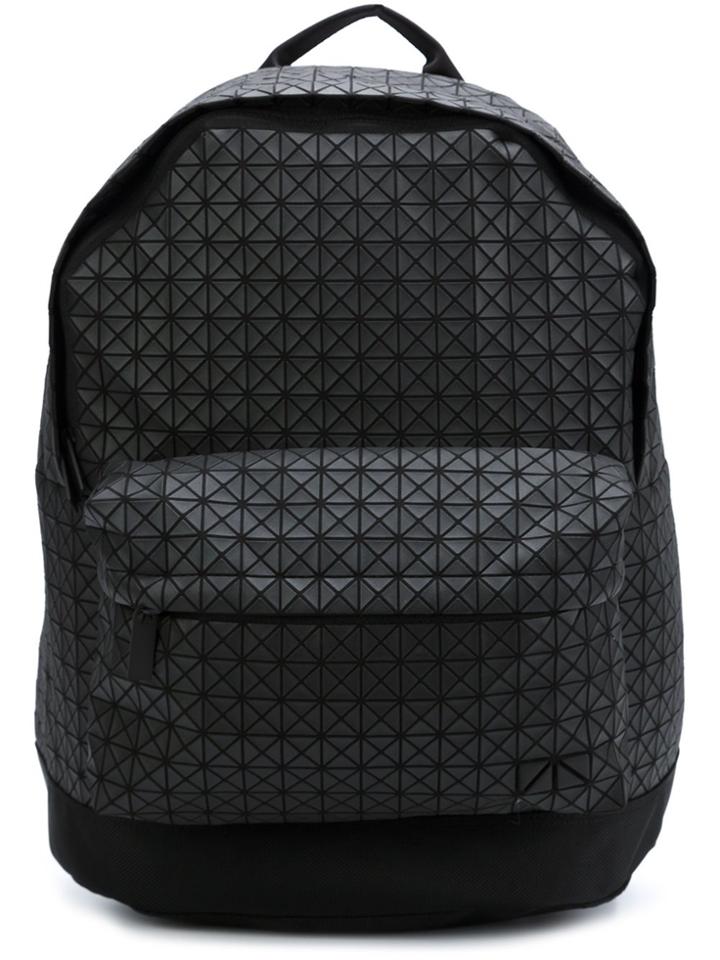 Bao Bao Issey Miyake Geometric Panelled Backpack - Black