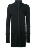 Lost & Found Ria Dunn - Zipped Long Cardigan - Men - Cotton/polyamide/alpaca - M, Black, Cotton/polyamide/alpaca
