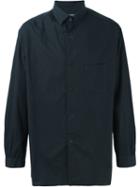 Yohji Yamamoto Chest Pocket Shirt, Men's, Size: 3, Black, Cotton