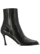 Calvin Klein 205w39nyc Winsaz Leather Booties - Black