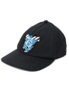 Off-white Fire Skull Print Cap - Black