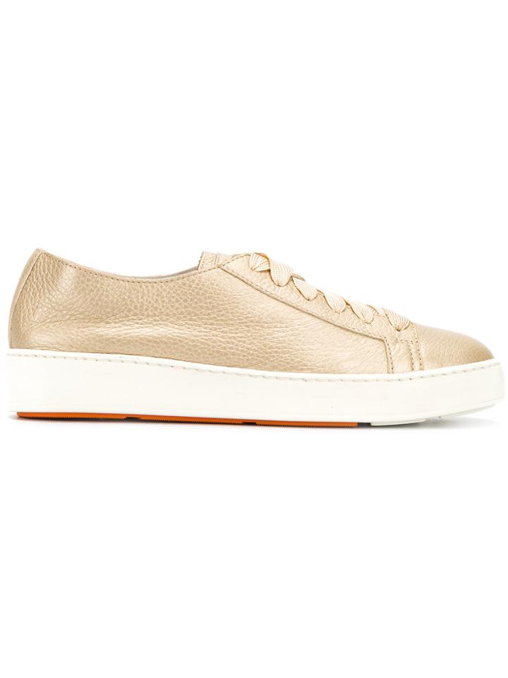 Santoni Lace-up Sneakers - Metallic