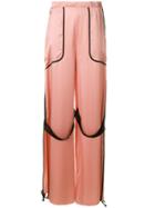 Giacobino Wide Leg Trousers - Pink & Purple
