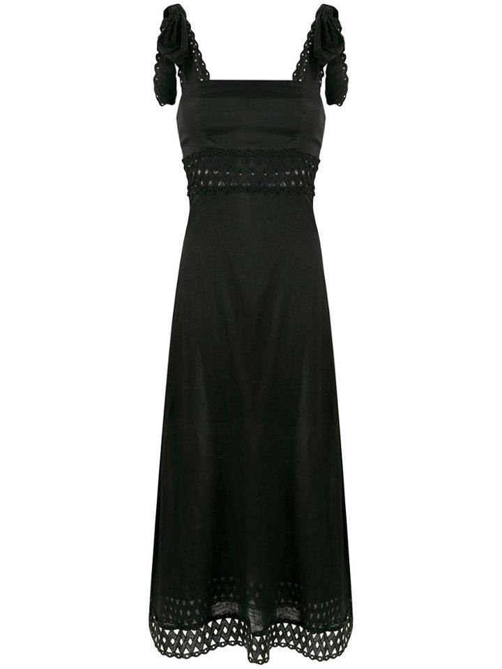 Zimmermann Cut Out Waistband Dress - Black