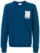 Champion X Wood Wood Logo Patch Sweatshirt - Blue