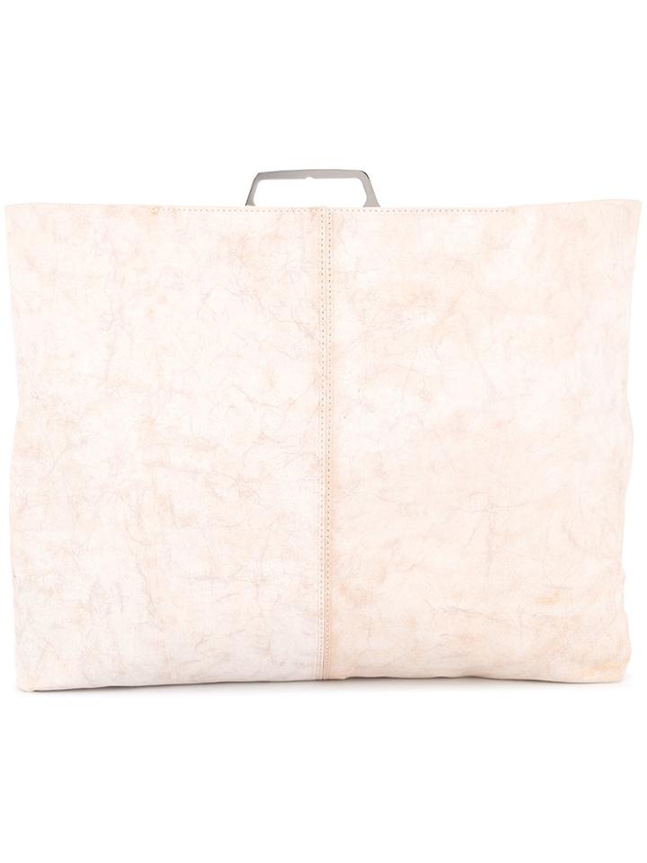 Mm6 Maison Margiela Top Handle Tote Bag - Nude & Neutrals
