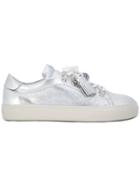 Tod's Tassel Trim Sneakers - Metallic