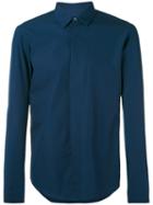 Slim Fit Shirt - Men - Cotton - 42, Blue, Cotton, Jil Sander