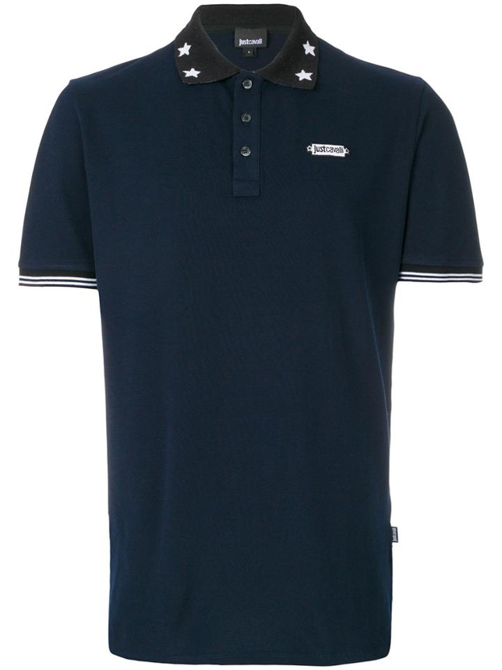 Just Cavalli Classic Polo Shirt - Blue