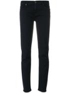 7 For All Mankind Low-rise Skinny Jeans - Blue