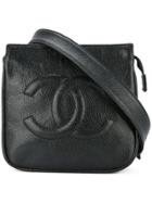 Chanel Vintage Cc Stitch Waist Bag - Black