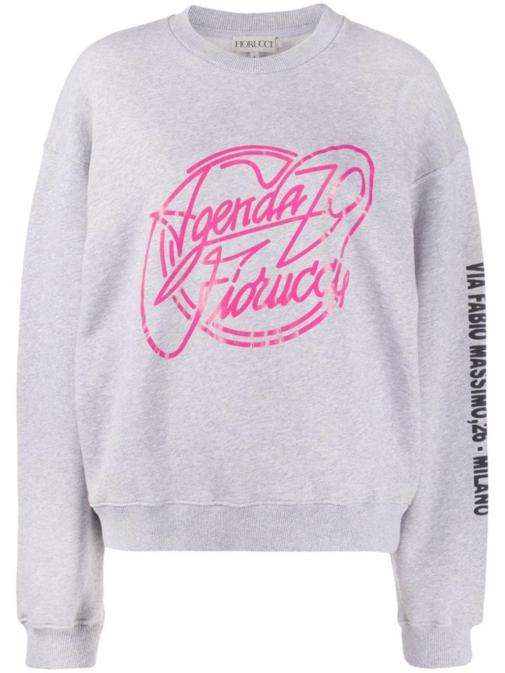 Fiorucci Agenda 79 Relaxed-fit Sweatshirt - Grey