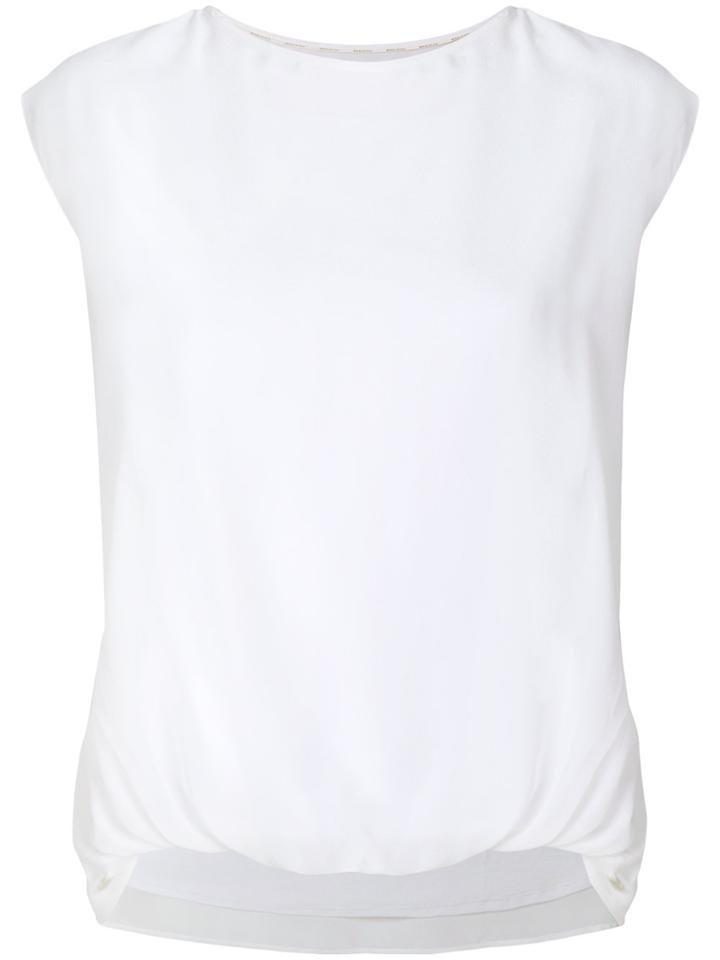 Woolrich Gathered Hem T-shirt - White