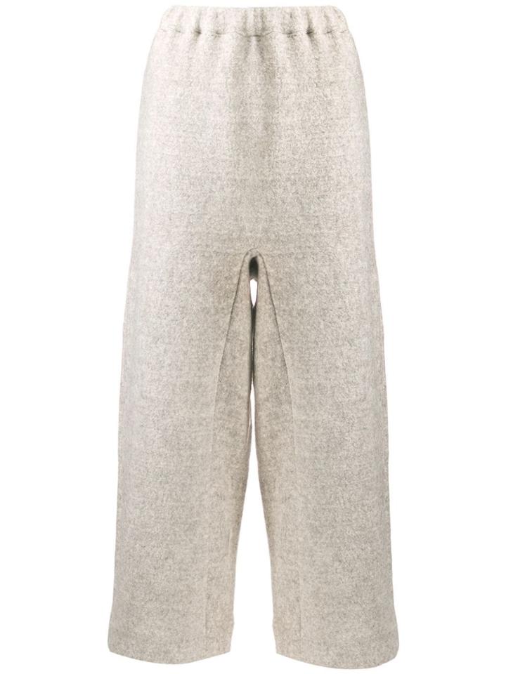 Oversized Pull-on Track Pants - Grey