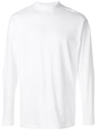Martine Rose High-neck Long Sleeve T-shirt - White