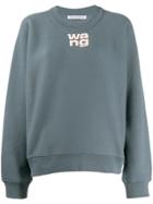T By Alexander Wang Logo Sweatshirt - Grey