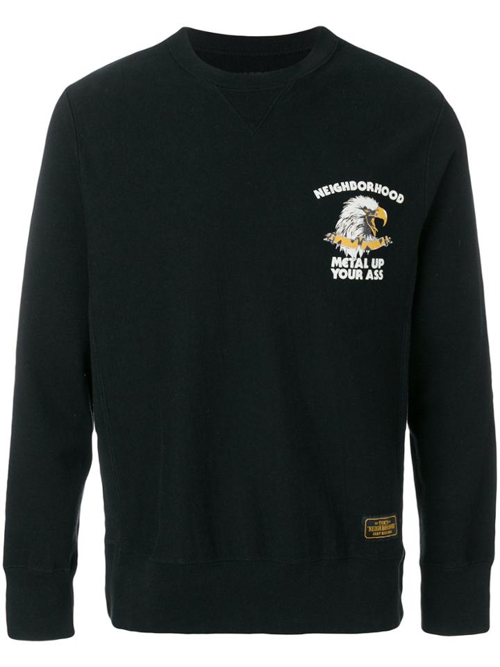Neighborhood Metal Up Your Ass Sweatshirt - Black