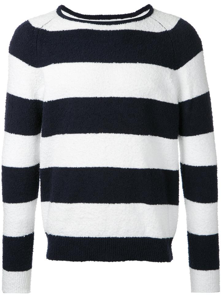 Estnation Striped Jumper, Men's, Size: Small, Black, Cotton