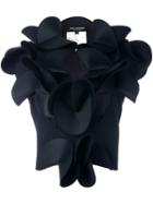 Junya Watanabe Comme Des Garçons 'origami Petals' Top, Women's, Size: Small, Black, Nylon