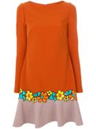 Talbot Runhof Nowness Dress - Yellow & Orange