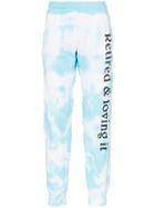 Ashley Williams Retired And Loving It Tie Dye Sweat Pants - Blue