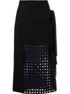 Giuliana Romanno Perforated Mid-length Pencil Skirt