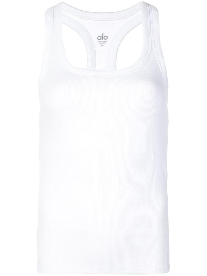 Alo Plain Sports Top - White