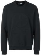 Love Moschino Slim-fit Embossed Sweatshirt - Black