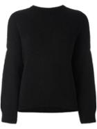 Masscob Round Neck Jumper, Women's, Size: Small, Black, Nylon/wool/alpaca