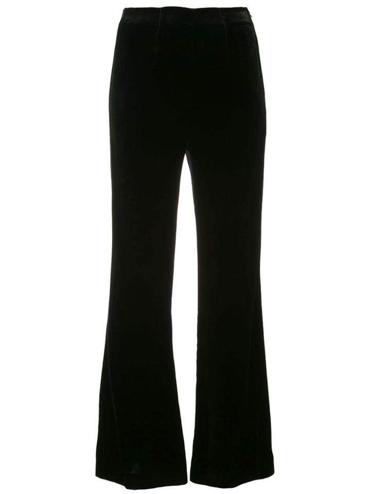 Roland Mouret Flared High Waisted Trousers - Black