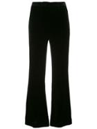 Roland Mouret Flared High Waisted Trousers - Black