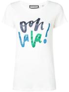 Roqa Slogan Print T-shirt - White