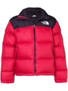 The North Face Colour-block Padded Jacket - Red