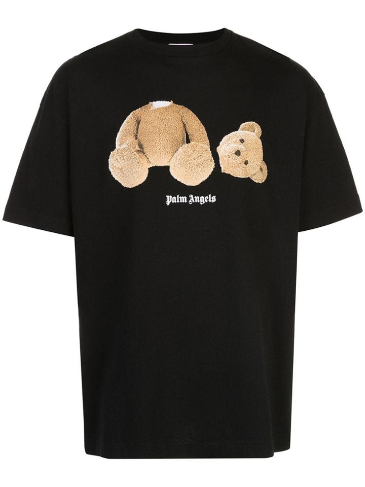 Palm Angels Bear Short-sleeve T-shirt - Black