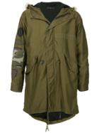 Roarguns Camouflage Patch Parka - Green
