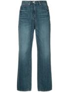 System Wide Leg Straight Jeans - Blue