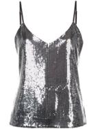 Rta Alice Sequins Top - Black