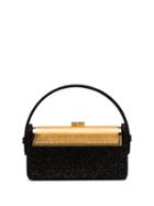 Bienen Davis Regine Glitter Minaudière Clutch Bag - Black