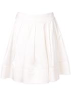 Céline Vintage Draped Short Skirt - White