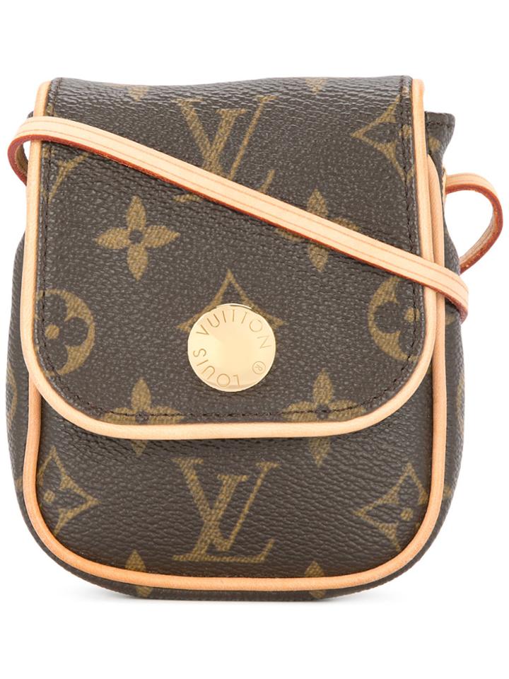 Louis Vuitton Vintage Cancun Monogram Pochette Bag - Brown