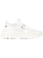 Philipp Plein Logo Strap Running Sneakers - White