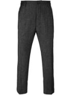 Pence Front Pleat Trousers, Men's, Size: 46, Black, Silk/spandex/elastane/virgin Wool