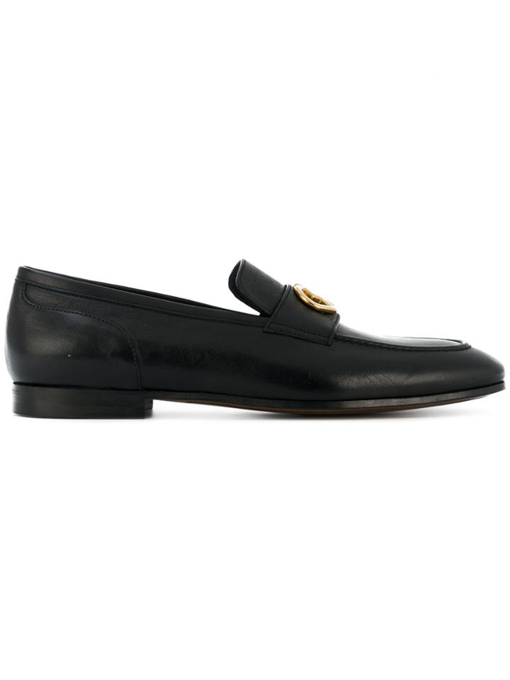 Dsquared2 Logo Plaque Loafers - Black