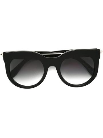 Alexander Mcqueen Eyewea Round Frame Sunglasses - Black